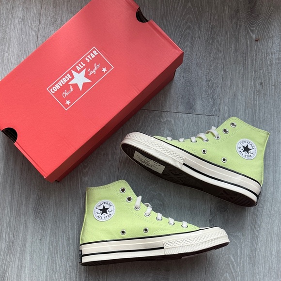 🎾 Converse All Star High-Tops in rare CITRON🎾 - Picture 1 of 6